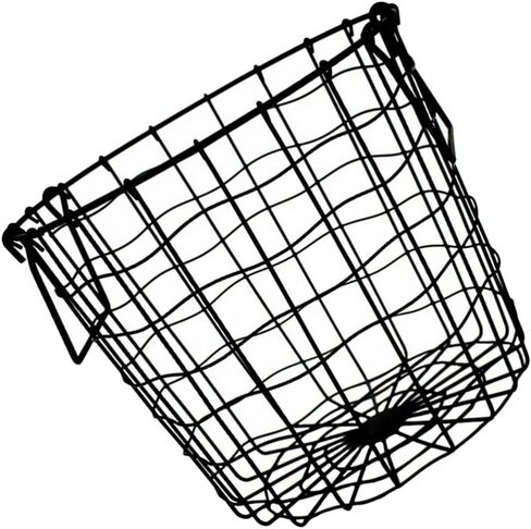 Cabilock Vintage Metal Laundry Basket Iron Storage Bin Country Basket Hamper Clothes Toy Organizer Rustic Farmhouse Decor in Saudi Arabia