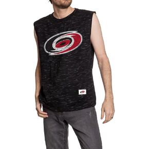 Calhoun NHL Men's Team Logo Crew Neck Space Dyed Cotton Sleeveless T-Shirt in Kuwait