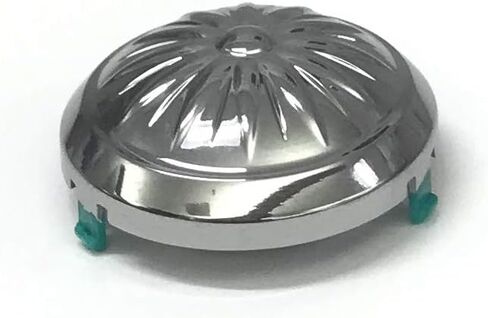 OEM Samsung Chrome Washing Machine Pulsator Washplate Cap Shipped With WA50K8600AW, WA50K8600AW/A2 in Saudi Arabia