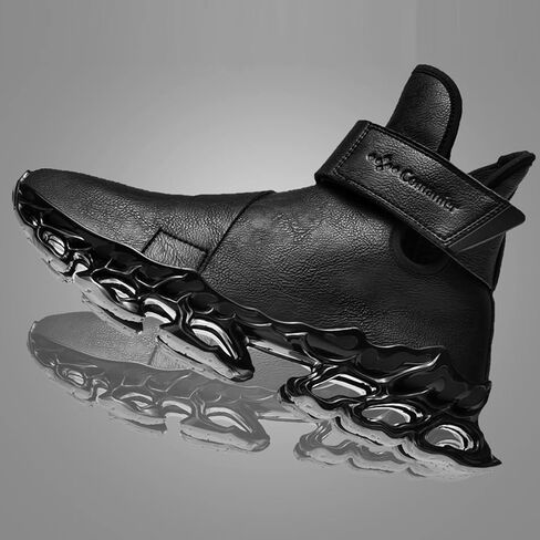 Comanier Mens Hiking Boots Winter Warm Snow Boots Waterproof Leather Insulated Backpacking Outdoor Shoes in Kuwait