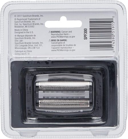 ريمنجتون SPF-300 شاشات و قطاعات لماكينة الحلاقة F4900, F5800, وF7800, فضي in Kuwait