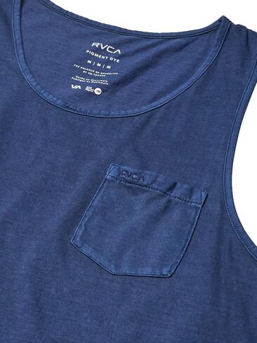 تي شيرت رجالي بدون أكمام من RVCA مطبوع عليه PIGMENT in Kuwait