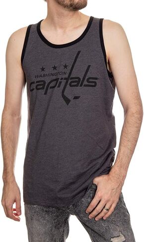 Calhoun NHL Men's Large Team Logo Tank Top - The Blackout Collection in Saudi Arabia