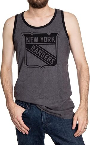 Calhoun NHL Men's Large Team Logo Tank Top - The Blackout Collection in Saudi Arabia
