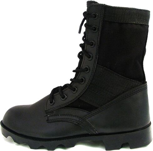 Men's Jungle Boots G.I. Type Lace up Tactical Combat Military Work Shoes Width: Wide (W or 2E), Black, Sand in Saudi Arabia