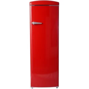 24 in. 11 cu. ft. Classic Frost Free Retro Single Door Refrigerator (Bisque) in Saudi Arabia