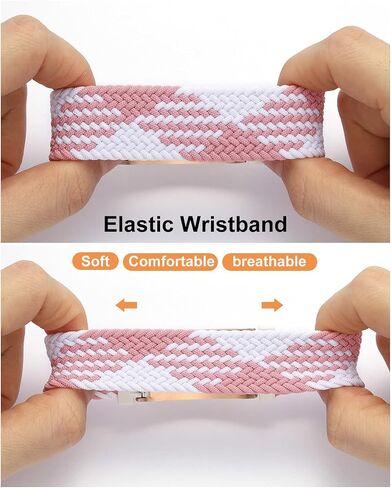 MAXZOOL Custom Medical Alert Bracelets for Women Men | Personalized Sport Medical Bracelets with Free Engraving | Braided Nylon Elastic Wristband Emergency Medical Alert ID Bracelet (Optional Size) in Saudi Arabia