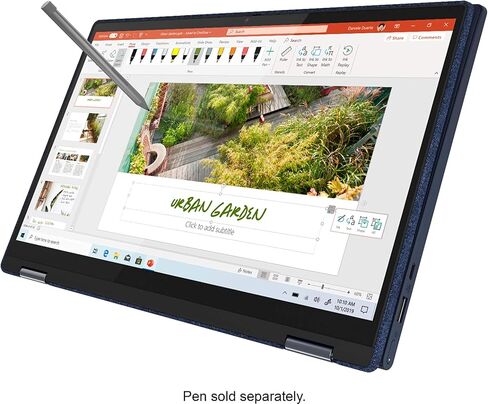2021 LENOVO Yoga 6 2 في 1 كمبيوتر محمول 13.3 بوصة FHD تعمل باللمس AMD Ryzen 5 4650U Radeon Graphics 8GB DDR4 256GB NVMe SSD Win Wifi6 Win10 Home بصمة لوحة المفاتيح بإضاءة خلفية مع محرك أقراص USB Ontrend سعة 32 جيجابايت in Kuwait
