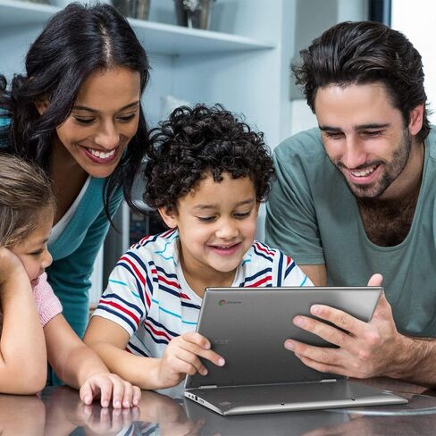 Acer 2022 Spin 311، 11.6 بوصة 2 في 1 HD (1366x768) كمبيوتر محمول Chromebook قابل للتحويل باللمس، Intel Celeron N4000 حتى 1.1 جيجا هرتز، 4 جيجا LPDDR4، 64 جيجا eMMC، كاميرا ويب، بلوتوث، واي فاي، فضي، نظام التشغيل Chrome، قلم EAT in Saudi Arabia