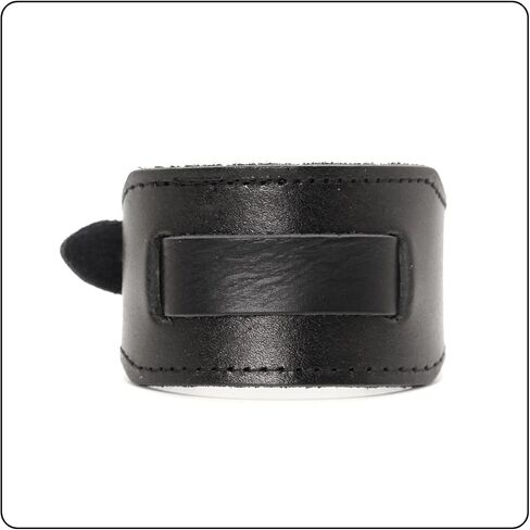 Fusamk Punk Rock Belt Buckle Bracelet Adjustable Wide Leather Cuff Bracelet in Saudi Arabia