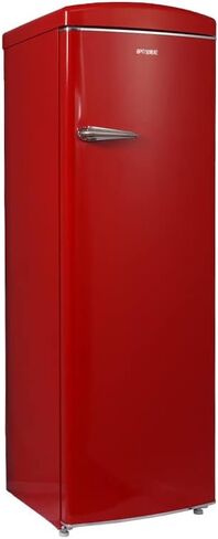 24 in. 11 cu. ft. Classic Frost Free Retro Single Door Refrigerator (Bisque) in Saudi Arabia