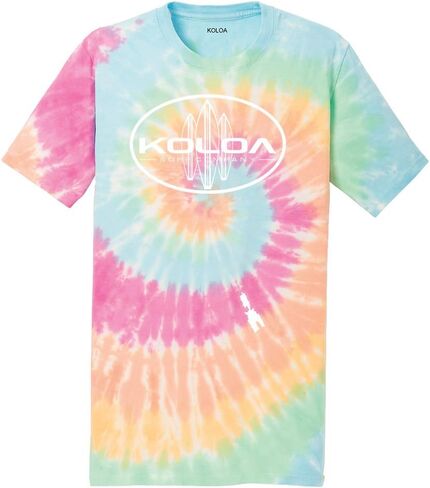Koloa Surf Graphic Logo Tie-Dye T-Shirts in Sizes S - 4XL in Kuwait