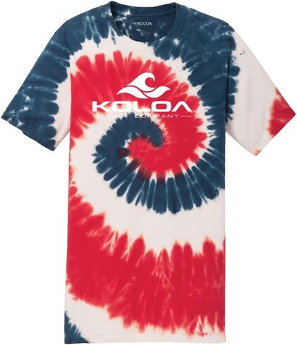 Koloa Surf Graphic Logo Tie-Dye T-Shirts in Sizes S - 4XL in Kuwait
