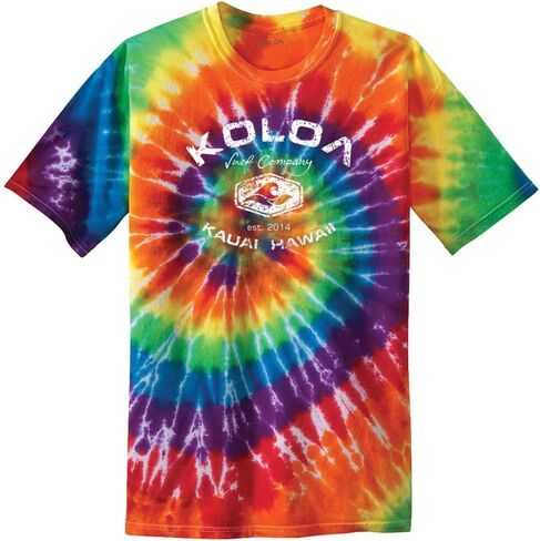 Koloa Surf Graphic Logo Tie-Dye T-Shirts in Sizes S - 4XL in Kuwait
