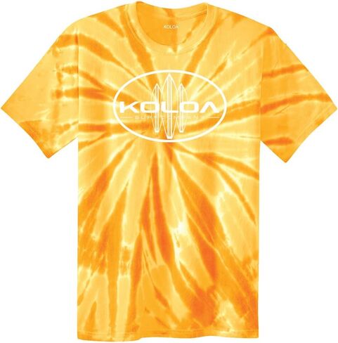 Koloa Surf Graphic Logo Tie-Dye T-Shirts in Sizes S - 4XL in Kuwait