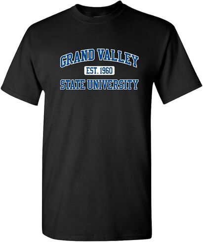 CreateMyTee | Grand Valley State University EST Two Color T-Shirt | in Saudi Arabia