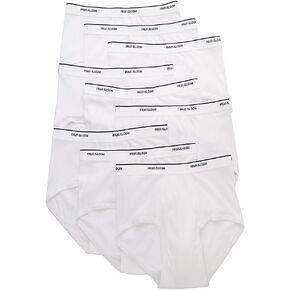 Fruit of the Loom Big Mens White Briefs, 9 Pack, XL, Assorted in Saudi Arabia
