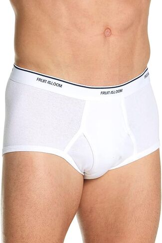 Fruit of the Loom Big Mens White Briefs, 9 Pack, XL, Assorted in Saudi Arabia