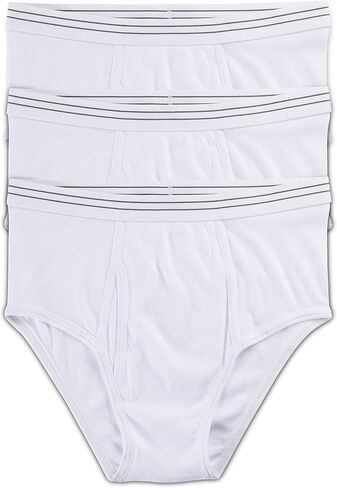 Harbor Bay by DXL Big and Tall Briefs, White XL, Pack of 3 in Kuwait