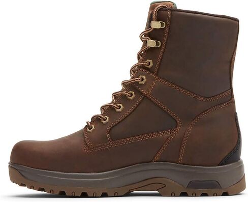 Dunham Men's 8000 Works 6 in Plain Toe Waterproof Boot in Saudi Arabia