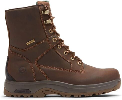 Dunham Men's 8000 Works 6 in Plain Toe Waterproof Boot in Saudi Arabia