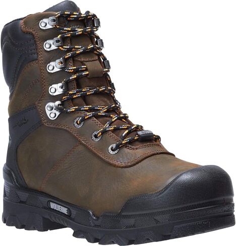 Wolverine Warrior, Men's, Brown, Comp Toe, EH, Mt, WP, 8 Inch Boot in Saudi Arabia