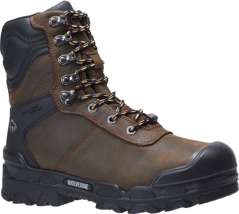 Wolverine Warrior, Men's, Brown, Comp Toe, EH, Mt, WP, 8 Inch Boot in Saudi Arabia