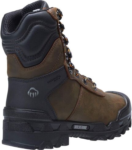 Wolverine Warrior, Men's, Brown, Comp Toe, EH, Mt, WP, 8 Inch Boot in Saudi Arabia