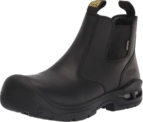 KEEN Utility Men's Juneau Romeo Mid Height Composite Toe Waterproof Pull on Work Boots in Kuwait