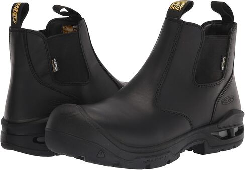 KEEN Utility Men's Juneau Romeo Mid Height Composite Toe Waterproof Pull on Work Boots in Kuwait