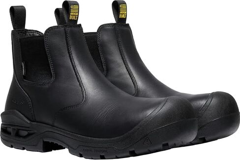 KEEN Utility Men's Juneau Romeo Mid Height Composite Toe Waterproof Pull on Work Boots in Kuwait