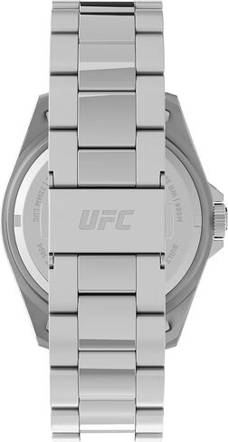 ساعة Timex UFC Men's Debut 42mm - حزام فضي اللون مينا زرقاء غطاء فضي اللون, فضي, أسورة in Saudi Arabia