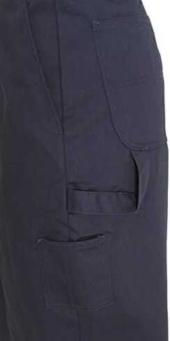 Mens Work Shorts, 2 Pack, Flat Front Heavy Duty, Wrinkle Resistant and Soil Release, Hammer Loop, Twill 65% Poly 35% Cotton in Saudi Arabia