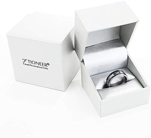 Tioneer Tungsten Carbide Men's Ring Irish Claddagh Celtic Knot Band | Two Colors | Scratch Resistant in Saudi Arabia