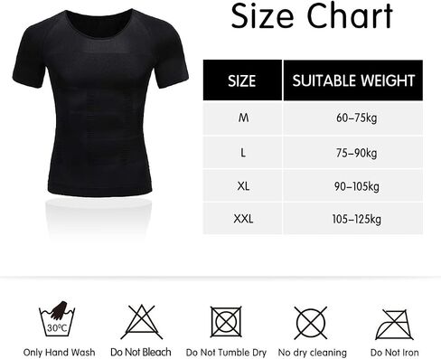 DoLoveY Men Compression Shirt Tummy Control Tight Vest Slimming Body Shaper Workout Hide Chest Undershirt in Saudi Arabia