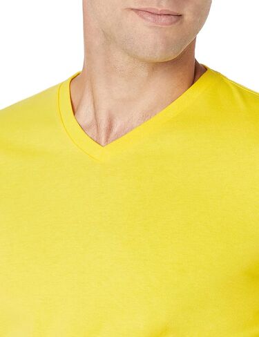 Amazon Essentials Men's Slim-Fit Short-Sleeve V-Neck T-Shirt, Pack of 2 in Kuwait