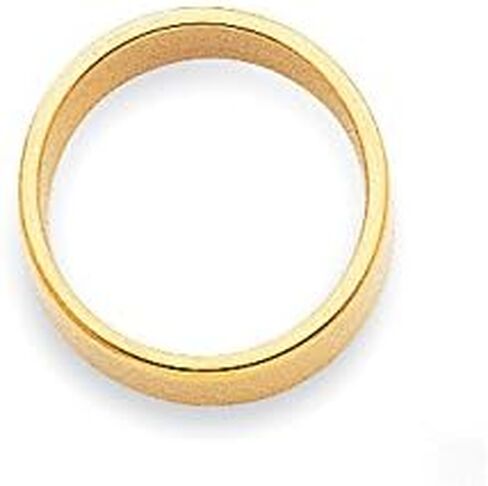 14k Yellow Gold 2mm Flat Plain Classic Wedding Band Ring in Saudi Arabia