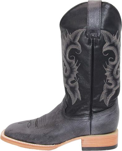 Men's Genuine Leather Western Boot Square Toe Cowboy Boot in Kuwait