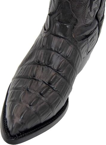 Western Shops Mens Leather Crocodile Alligator Print Western Cowboy Boots in Saudi Arabia