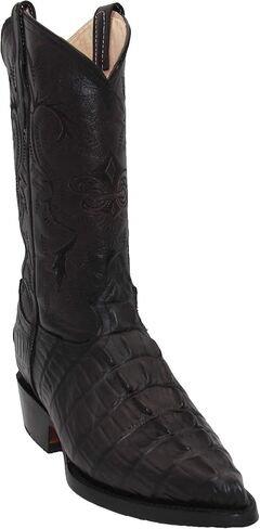 Western Shops Mens Leather Crocodile Alligator Print Western Cowboy Boots in Saudi Arabia