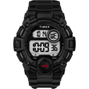 Timex UFC Men's Rematch 50mm Watch - Black Strap Digital Dial Black Case in Saudi Arabia