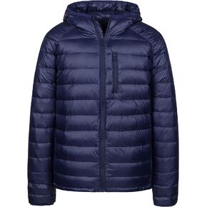 Wantdo Men's Packable Down Jacket Insulated Puffer Coat Lightweight Winter Jacket