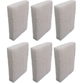 HASMX 6-Pack Humidifier Wick Filters Replacement Filters for Vornado H55-C, H55, H-55, H55C Humidifier Wicking Filters 8-15/16" L x 7" W x 1-11/16" T, White in Saudi Arabia