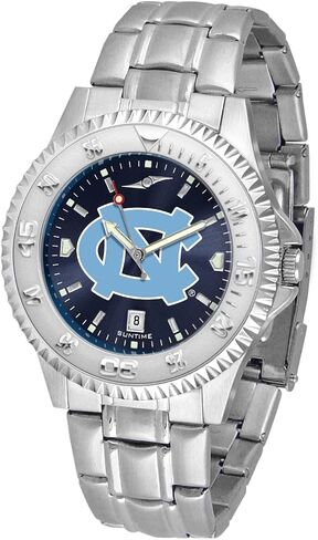 Sun Time North Carolina Tar Heels Men's Competitor Steel Watch Anochrome Dial in Kuwait
