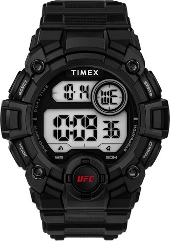Timex UFC Men's Rematch 50mm Watch - Black Strap Digital Dial Black Case in Saudi Arabia