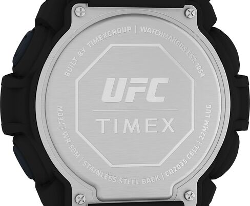Timex UFC Men's Rematch 50mm Watch - Black Strap Digital Dial Black Case in Saudi Arabia