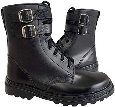 Russian Men's tactical summer Spetsnaz boots Active rest/Work leather combat footwear with buckles in Saudi Arabia