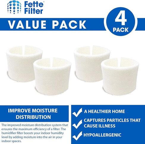 Fette Filter - MAF2 Humidifier Wicking Filter Compatible with Air-Care Essick Air Moist Air MA0800 MA08000 MA0600 MA0601& Kenmore 32-15508 15408 154080 (Pack of 2) in Saudi Arabia