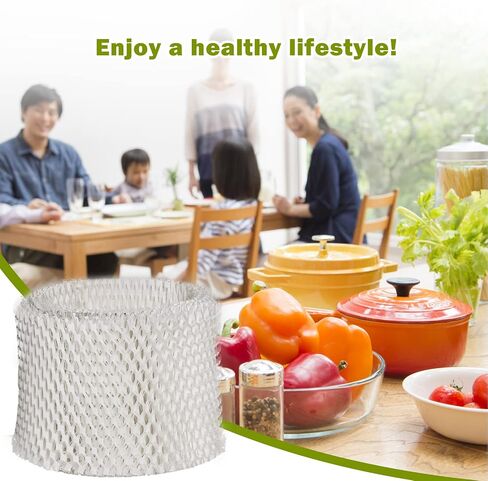 HIFROM 4Pack Replacement Humidifier Wick Filters Compatible with Kaz & Vicks 3020 V3100 V3500 V3600 V3800 V3900 Honeywell HCM-300T HCM-350 Humidifier WF2 & PWF2 in Saudi Arabia