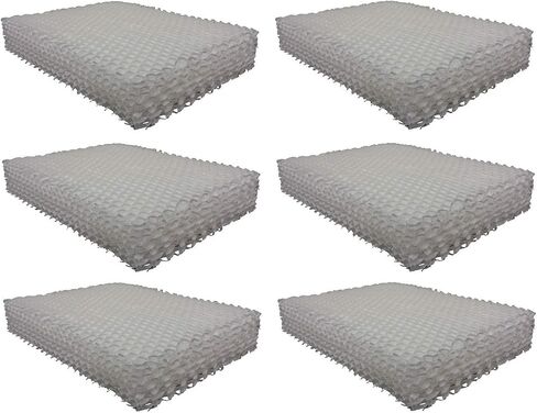 HASMX 6-Pack Humidifier Wick Filters Replacement Filters for Vornado H55-C, H55, H-55, H55C Humidifier Wicking Filters 8-15/16" L x 7" W x 1-11/16" T, White in Saudi Arabia